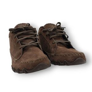Skechers Biker's Linage Chocolate Ankle Boots